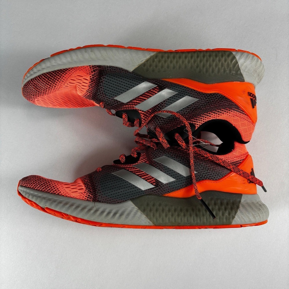 Adidas Alphabounce Beyond CG4616 Men's Size 10 Black Orange Boost Running Shoes